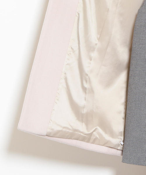 green label relaxing（グリーンレーベルリラクシング）の「◆CS W/N ノーラペル コート ◆（その他アウター・レディース・ダークグリーン/ネイビー/オフホワイト/モカ/ライラック・44/46/40/38/42/36/34）」の18枚目の写真