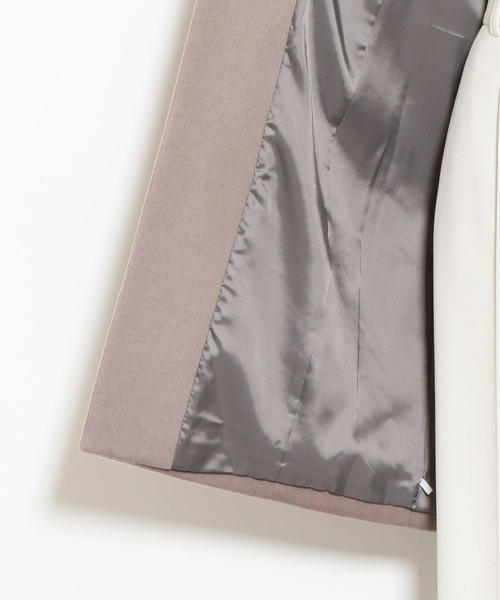 green label relaxing（グリーンレーベルリラクシング）の「◆CS W/N ノーラペル コート ◆（その他アウター・レディース・ダークグリーン/ネイビー/オフホワイト/モカ/ライラック・44/46/40/38/42/36/34）」の19枚目の写真