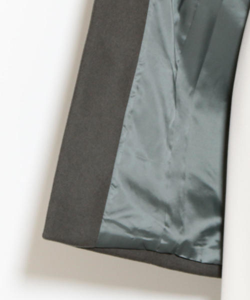 green label relaxing（グリーンレーベルリラクシング）の「◆CS W/N ノーラペル コート ◆（その他アウター・レディース・ダークグリーン/ネイビー/オフホワイト/モカ/ライラック・44/46/40/38/42/36/34）」の21枚目の写真