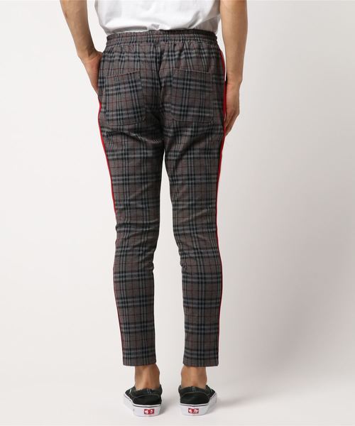 ＪＵＧＬＡＮＳ（ユグランス）の「【RINGS】ライン入りチェックスリムパンツ（その他パンツ・メンズ・ブラック/ベージュ・M/L/XL）」の4枚目の写真