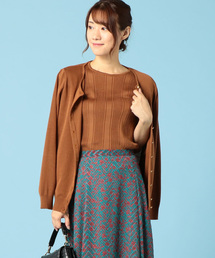 1セット持っていると重宝する アンサンブルニット でつくる 大人のきれいめ秋コーデ Zozotown