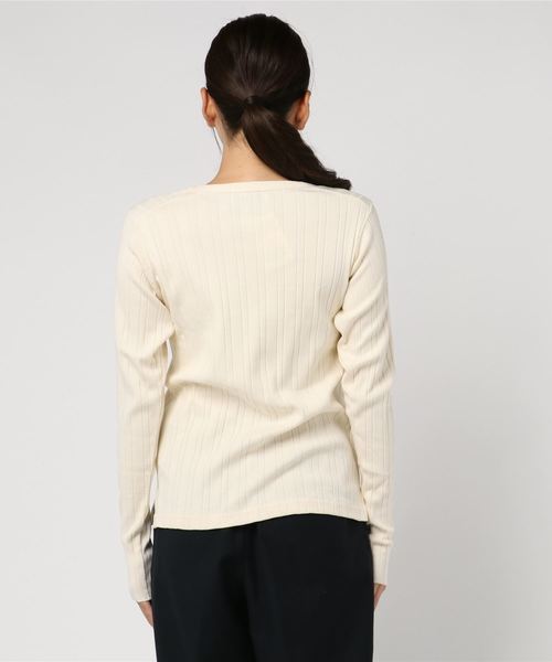 「SLOBE IENA」 長袖カットソー - ブラック レディース セール】HANES リブハイネックカットソー（Tシャツ/カットソー