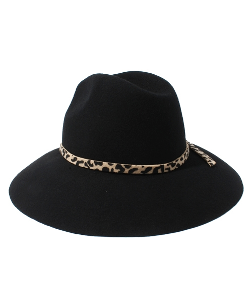 green label relaxing（グリーンレーベルリラクシング）の「GT GRILLO ツバヒロハット（ハット・レディース・ブラック/ブラウン・フリー）」の4枚目の写真