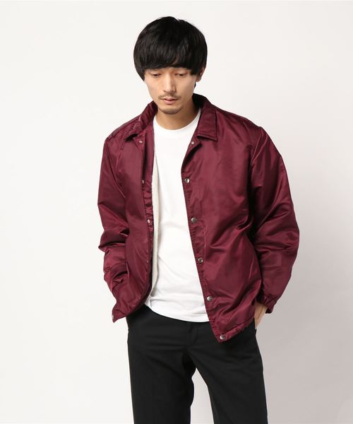 WEGO（ウィゴー）の「WEGO/ボアコーチジャケット（ブルゾン・メンズ・ブラック/カーキ/ワイン・MEDIUM/LARGE）」の8枚目の写真