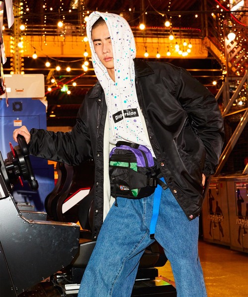 WEGO（ウィゴー）の「WEGO/ボアコーチジャケット（ブルゾン・メンズ・ブラック/カーキ/ワイン・MEDIUM/LARGE）」の7枚目の写真