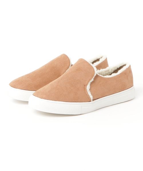 BASE(ベース)の「ボア スリッポン スニーカー(スニーカー・レディース・ブラック/ベージュ/キャメル/レオパード・SMALL/MEDIUM/LARGE/X-LARGE)」の8枚目の写真