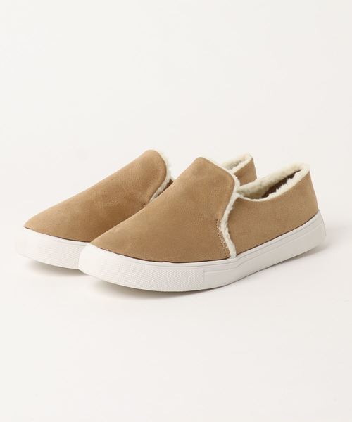 BASE(ベース)の「ボア スリッポン スニーカー(スニーカー・レディース・ブラック/ベージュ/キャメル/レオパード・SMALL/MEDIUM/LARGE/X-LARGE)」の10枚目の写真