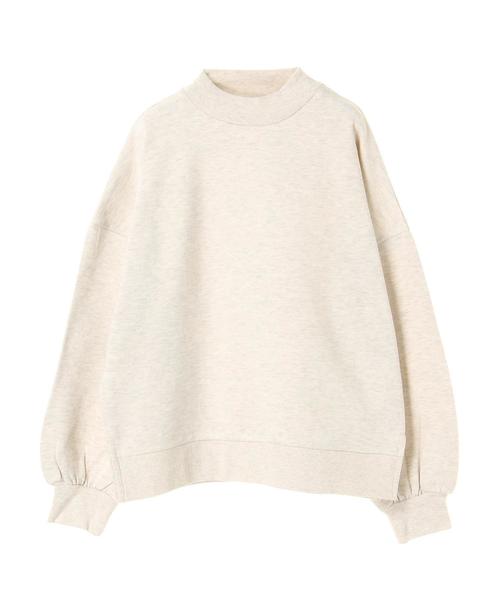 AMERICAN HOLIC（アメリカンホリック）の「・ミニハイネック裏毛裏起毛プルオーバー（Tシャツ/カットソー・レディース・チャコールグレー/ブラック/ダークグリーン/ホワイト系その他・M/L）」の8枚目の写真