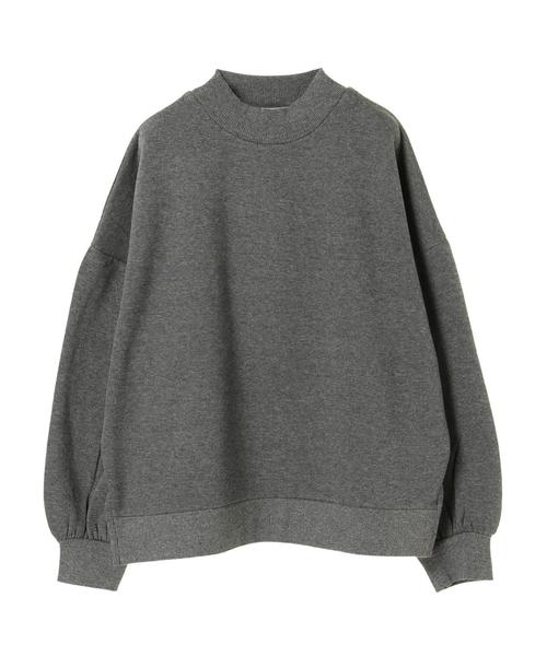 AMERICAN HOLIC（アメリカンホリック）の「・ミニハイネック裏毛裏起毛プルオーバー（Tシャツ/カットソー・レディース・チャコールグレー/ブラック/ダークグリーン/ホワイト系その他・M/L）」の12枚目の写真