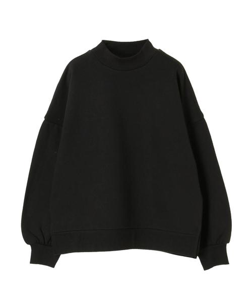 AMERICAN HOLIC（アメリカンホリック）の「・ミニハイネック裏毛裏起毛プルオーバー（Tシャツ/カットソー・レディース・チャコールグレー/ブラック/ダークグリーン/ホワイト系その他・M/L）」の6枚目の写真