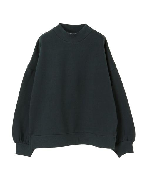 AMERICAN HOLIC（アメリカンホリック）の「・ミニハイネック裏毛裏起毛プルオーバー（Tシャツ/カットソー・レディース・チャコールグレー/ブラック/ダークグリーン/ホワイト系その他・M/L）」の5枚目の写真