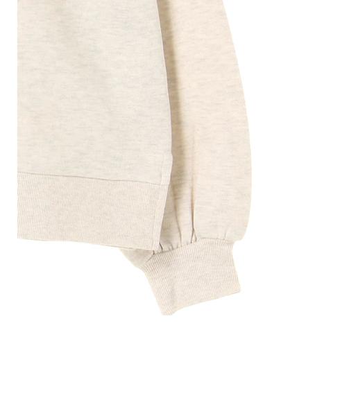 AMERICAN HOLIC（アメリカンホリック）の「・ミニハイネック裏毛裏起毛プルオーバー（Tシャツ/カットソー・レディース・チャコールグレー/ブラック/ダークグリーン/ホワイト系その他・M/L）」の9枚目の写真