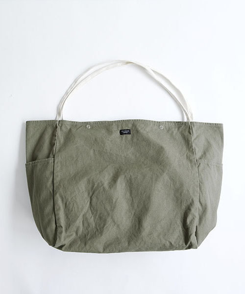 STANDARD SUPPLY（スタンダードサプライ）の「スタンダードサプライ / DAILY デイリー / TOTE L トートL（トートバッグ・レディース・ベージュ/ブラウン/グレー/ライム/イエロー/ダークグレー/ブルーグレー/ライトカーキ/ナチュラル/ライトピンク/ブラック/キャメル・FREE）」の9枚目の写真