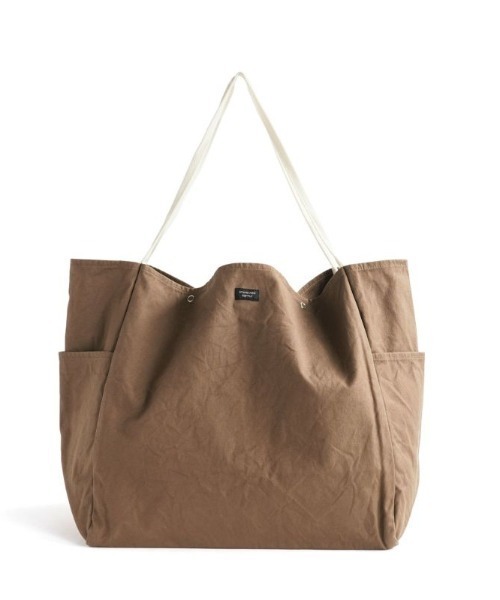 STANDARD SUPPLY（スタンダードサプライ）の「スタンダードサプライ / DAILY デイリー / TOTE L トートL（トートバッグ・レディース・ベージュ/ブラウン/グレー/ライム/イエロー/ダークグレー/ブルーグレー/ライトカーキ/ナチュラル/ライトピンク/ブラック/キャメル・FREE）」の5枚目の写真