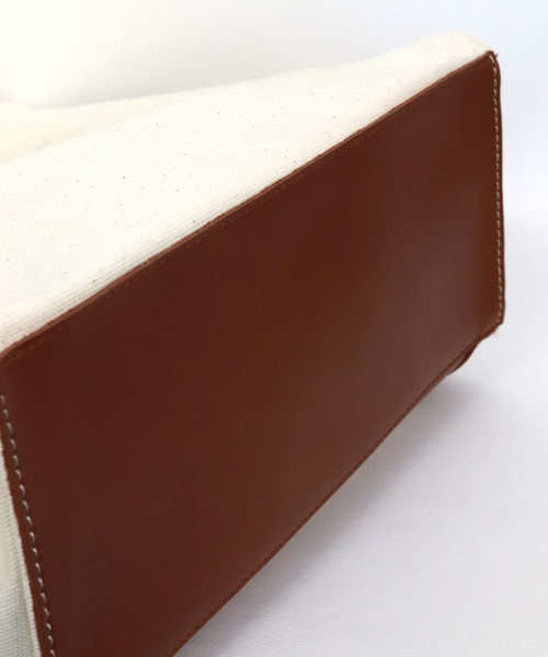 florist（フローリスト）の「【2way】ロゴ配色キャンバスハンドバッグ（トートバッグ・レディース・ブラック/ブラウン/ベージュ・FREE）」の8枚目の写真