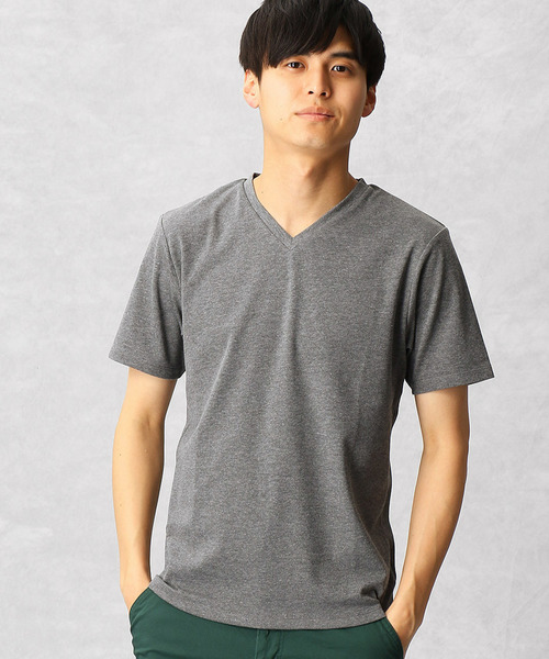 COMME CA MEN(コムサメン)の「ゼロステイン Tシャツ(Tシャツ/カットソー・メンズ・ホワイト/チャコールグレー/ブラック/ネイビー/グレー/ブルー・MEDIUM/LARGE/X-LARGE)」の4枚目の写真