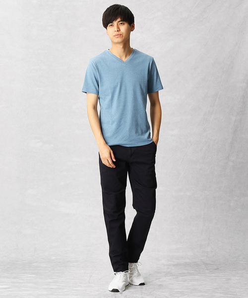 COMME CA MEN(コムサメン)の「ゼロステイン Tシャツ(Tシャツ/カットソー・メンズ・ホワイト/チャコールグレー/ブラック/ネイビー/グレー/ブルー・MEDIUM/LARGE/X-LARGE)」の10枚目の写真