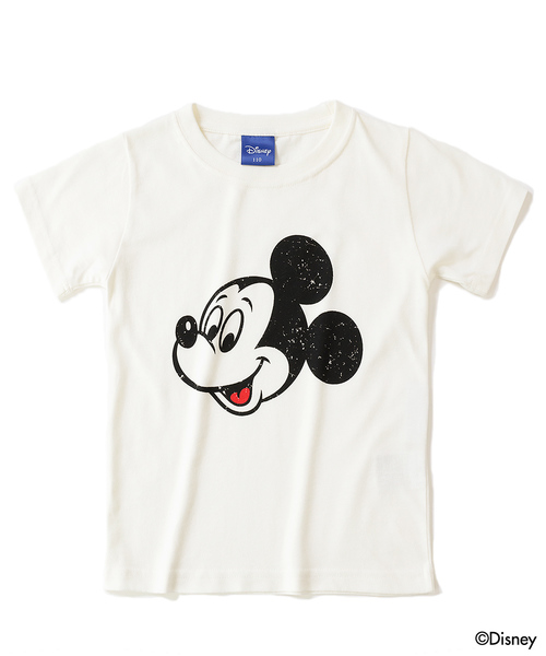 Disney(ディズニー)の「ミッキー柄Tシャツ(Tシャツ/カットソー・キッズ・ベージュ/ピンク系その他/オフホワイト/グリーン系その他/スモークピンク/スミクロ・100cm/110cm/120cm/130cm/140cm/150cm/160cm)」の8枚目の写真