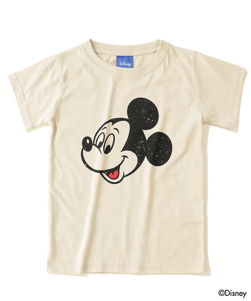 Disney(ディズニー)の「ミッキー柄Tシャツ(Tシャツ/カットソー・キッズ・ベージュ/ピンク系その他/オフホワイト/グリーン系その他/スモークピンク/スミクロ・100cm/110cm/120cm/130cm/140cm/150cm/160cm)」の12枚目の写真