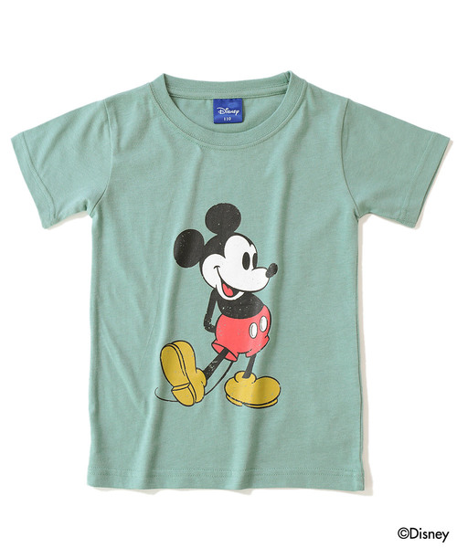 Disney(ディズニー)の「ミッキー柄Tシャツ(Tシャツ/カットソー・キッズ・ベージュ/ピンク系その他/オフホワイト/グリーン系その他/スモークピンク/スミクロ・100cm/110cm/120cm/130cm/140cm/150cm/160cm)」の16枚目の写真