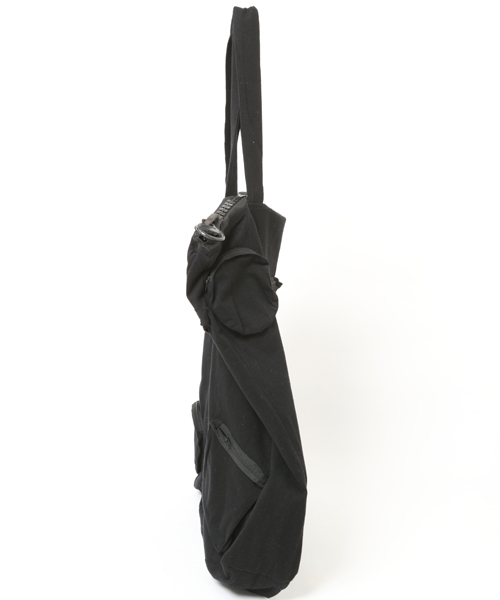 i（アイ）の「○△□ポケットBAG（トートバッグ・レディース・ホワイト/ブラック・ﾌﾘ-）」の5枚目の写真