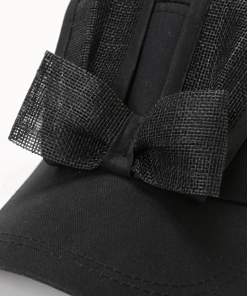 bpr BEAMS Women's（ビーピーアール　ビームス）の「BERNSTOCK SPEIRS / "Mesh Bunny" キャップ（キャップ・レディース・ブラック・ONE SIZE）」の6枚目の写真