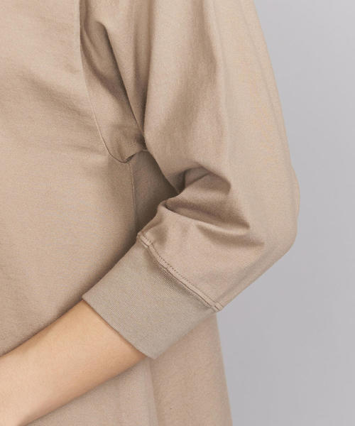 BEAUTY&YOUTH UNITED ARROWS（ビューティーアンドユースユナイテッドアローズ）の「BY コットン天竺Aラインプルオーバー о（Tシャツ/カットソー・レディース・ブラック/ベージュ/ホワイト・FREE）」の9枚目の写真