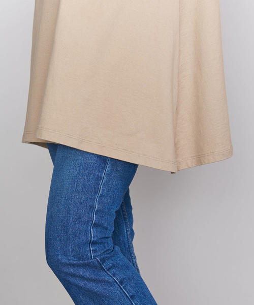 BEAUTY&YOUTH UNITED ARROWS（ビューティーアンドユースユナイテッドアローズ）の「BY コットン天竺Aラインプルオーバー о（Tシャツ/カットソー・レディース・ブラック/ベージュ/ホワイト・FREE）」の10枚目の写真