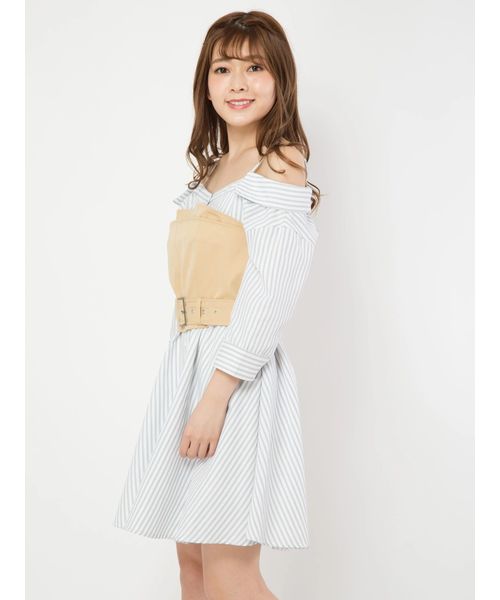 その 壮大な 自己 ミラ オーウェン ビスチェ 付き シャツ ワンピース Es Namba Jp