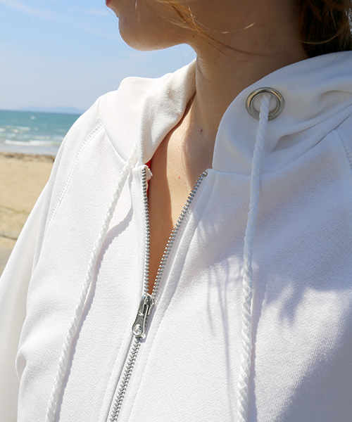 libelle more（リベル モア）の「半袖パーカー（パーカー・レディース・ブラック/ベージュ/オフホワイト/カーキ/モカ・FREE）」の21枚目の写真