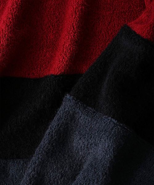 SHAREEF(シャリーフ)の「SHAGGY PILE SWICHING HOODIE(パーカー・メンズ・ブラック/ネイビー/レッド/チャコールグレー/モカ・2/1/3)」の21枚目の写真
