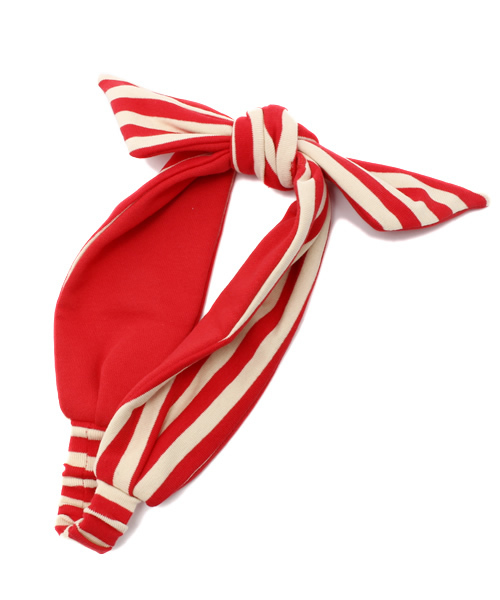 bpr BEAMS Women's（ビーピーアール　ビームス）の「【SWEET7月号掲載】BEAMS / リバーシブル ヘアバンド（ヘアバンド・レディース・レッド/ネイビー・ONE SIZE）」の6枚目の写真