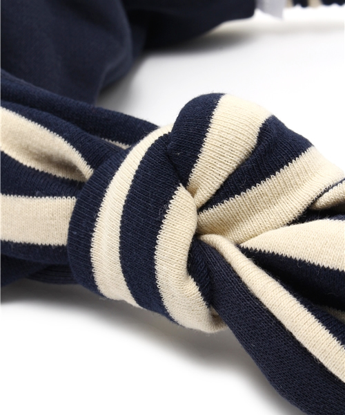 bpr BEAMS Women's（ビーピーアール　ビームス）の「【SWEET7月号掲載】BEAMS / リバーシブル ヘアバンド（ヘアバンド・レディース・レッド/ネイビー・ONE SIZE）」の3枚目の写真