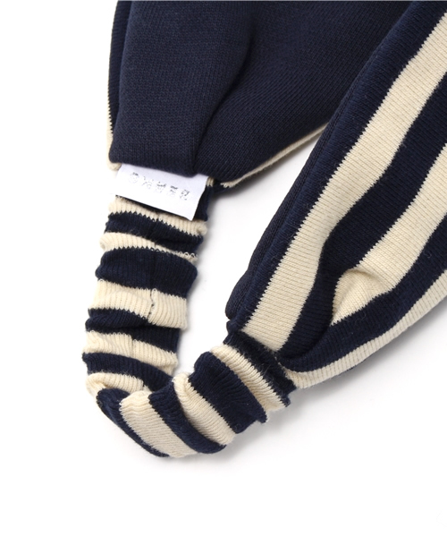 bpr BEAMS Women's（ビーピーアール　ビームス）の「【SWEET7月号掲載】BEAMS / リバーシブル ヘアバンド（ヘアバンド・レディース・レッド/ネイビー・ONE SIZE）」の4枚目の写真