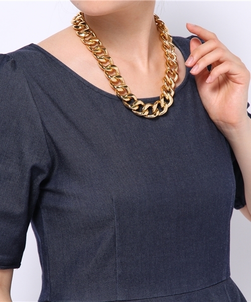 WEGO（ウィゴー）の「WEGO/ゴールドネックレス（ネックレス・レディース・ゴールド・FREE）」の3枚目の写真