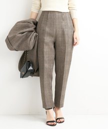 MANTECOグレンチェックテーパードパンツ