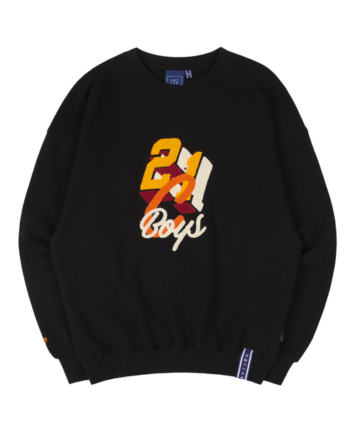 ROMANTIC CROWN(���}���e�B�b�N�N���E��)�́wROMANTIC CROWN�xCOLOR LOGO SWEATSHIRT / ���}���e�B�b�N�N���E�� �J���[ ���S �X�E�F�b�g �V���c(�X�E�F�b�g)