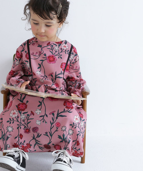 antiqua（アンティカ）の「クラシカルな正統派！小花柄ワンピース（ワンピース・キッズ・ピンク/ブルー・2/4/3）」の13枚目の写真