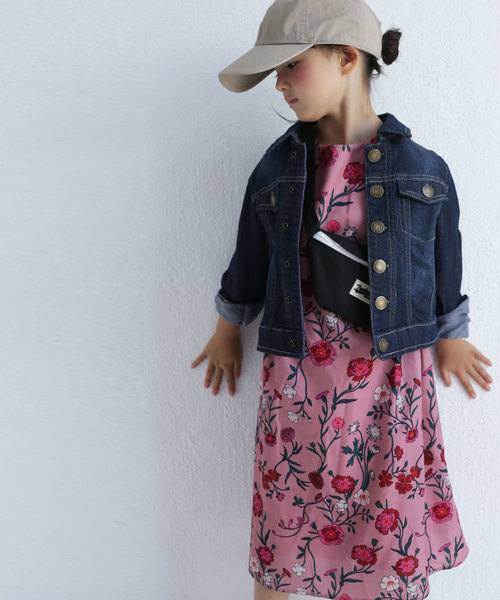 antiqua（アンティカ）の「クラシカルな正統派！小花柄ワンピース（ワンピース・キッズ・ピンク/ブルー・2/4/3）」の11枚目の写真