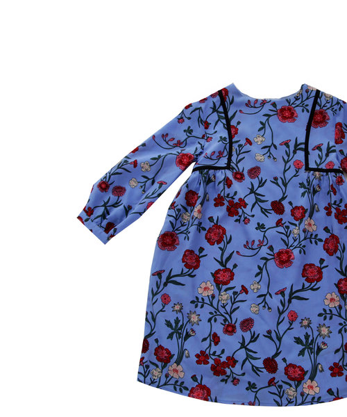 antiqua（アンティカ）の「クラシカルな正統派！小花柄ワンピース（ワンピース・キッズ・ピンク/ブルー・2/4/3）」の14枚目の写真