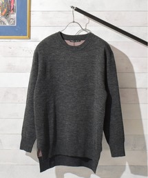 Bling Leads | /Bling Leads/Ｗフェイスクルーネックニット(ニット/セーター)