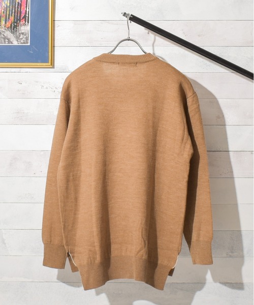 Bling Leads（ブリングリーズ）の「/Bling Leads/Ｗフェイスクルーネックニット（ニット/セーター・レディース・ブラック/ベージュ/グレー/アイボリー/マルチ/モカ・MEDIUM/LARGE/X-LARGE）」の21枚目の写真