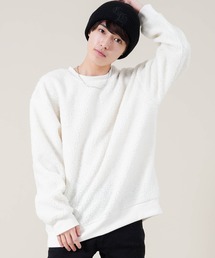 Beno | もこもこ シェルパボア フリース ／ オーバーサイズ ルーズトレーナー(スウェット)