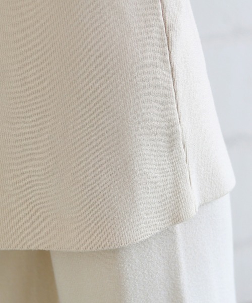 Bou Jeloud（ブージュルード）の「サイドリボンニットセットアップ（セットアップ・レディース・ブラック/ベージュ/オフホワイト・FREE）」の18枚目の写真