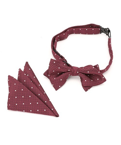 ドット柄 蝶タイ ポケットチーフセット 蝶ネクタイ Comme Ca Ism コムサイズム のファッション通販 Zozotown