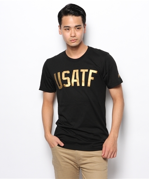 SHIPS（シップス）の「NIKE: 『USATF』 TEEシャツ（Tシャツ/カットソー・メンズ・グレー/ブラック・LARGE/MEDIUM/SMALL）」の2枚目の写真