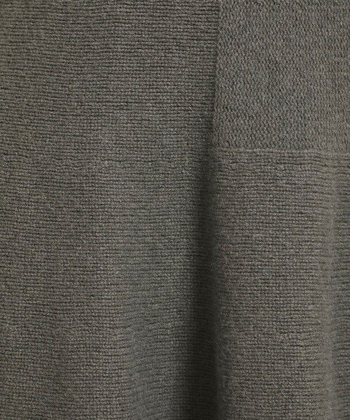 WRAPINKNOT（ラッピンノット）の「【WRAPINKNOT(ラッピンノット)】《STUDIOUS別注》カシミア混ニットフレアスカート（スカート・レディース・ベージュ/カーキ/ブラック/ライトベージュ・1/0）」の21枚目の写真