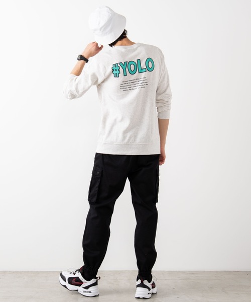 WEGO(ウィゴー)の「WEGO/スイートロゴプルオーバースウェット(スウェット・メンズ・オートミール/ホワイト・MEDIUM/LARGE)」の12枚目の写真