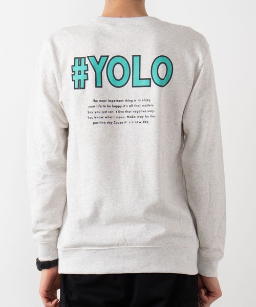 WEGO(ウィゴー)の「WEGO/スイートロゴプルオーバースウェット(スウェット・メンズ・オートミール/ホワイト・MEDIUM/LARGE)」の16枚目の写真