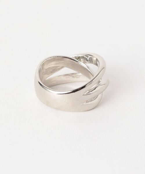 BEAUTY&YOUTH UNITED ARROWS（ビューティーアンドユースユナイテッドアローズ）の「BY メタルクロスボリュームリング（リング・レディース・シルバー/ゴールド・11）」の6枚目の写真